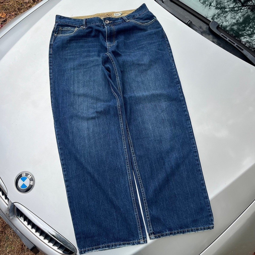 PLUGG Denim Navy blue Y2K style jeans